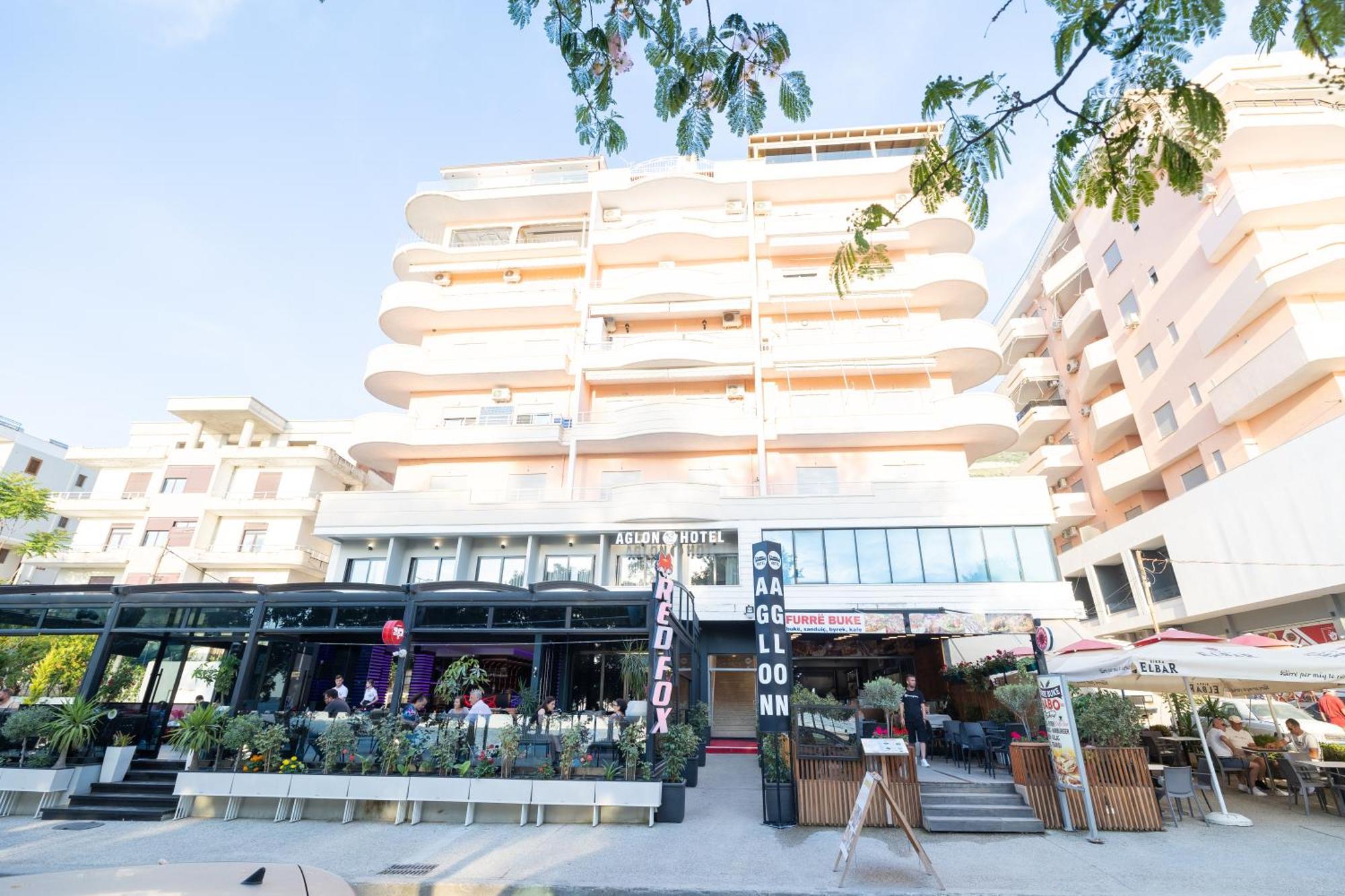 Aglon Twin'S Hotel Vlorë Esterno foto